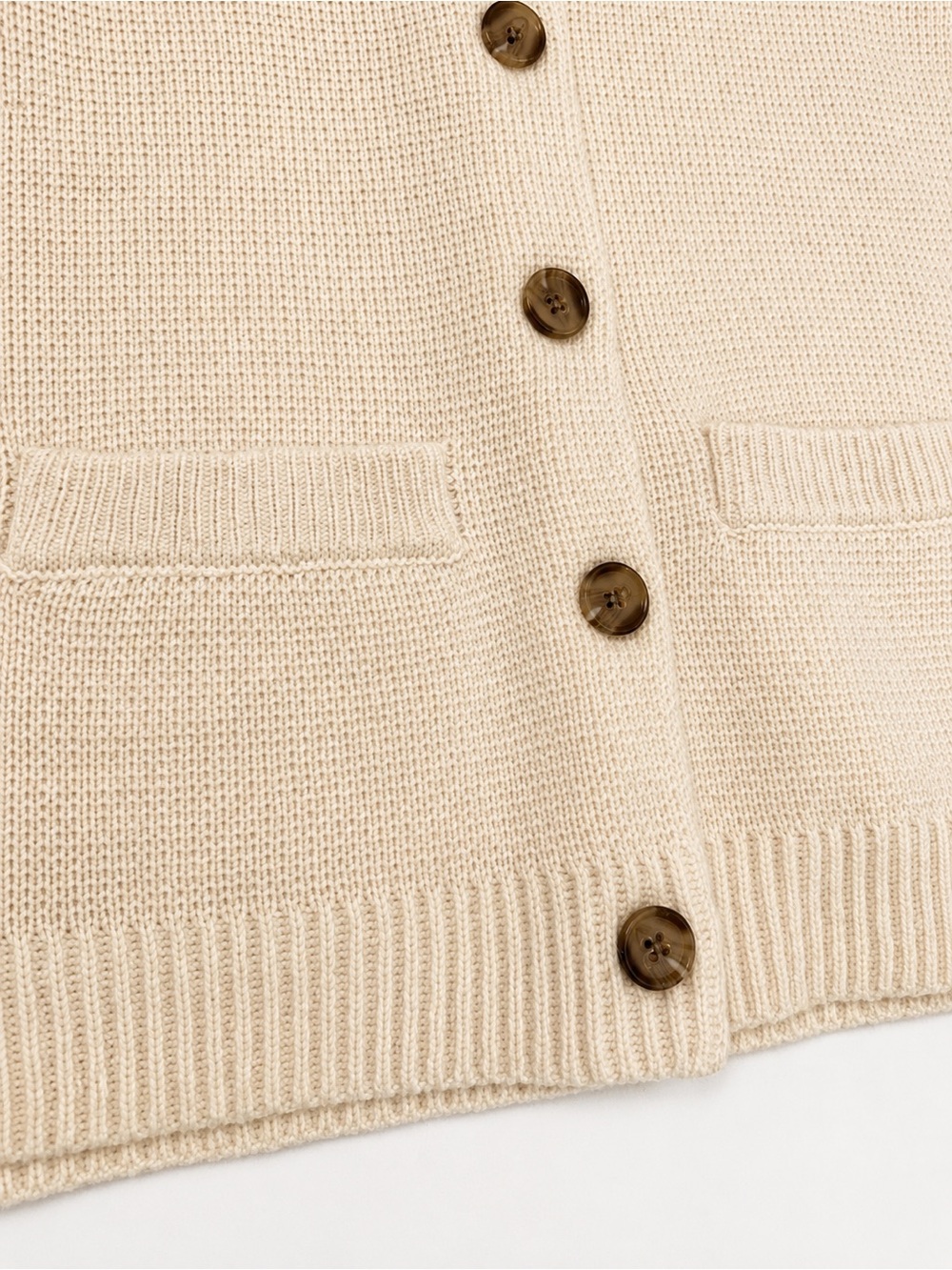 NWT Quince 100% Mongolian Cashmere Structured Cardigan Ivory Cream XS - Picture 4 of 6